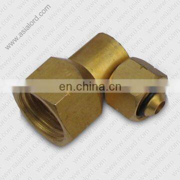 BRASS ELBOW COMPRESSION CONNECTOR GAS PIPE FITTING JOINT