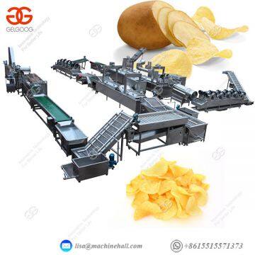 Potato Chip Manufacturing Equipment Frying Potato Chips Making Machine Price photo-2