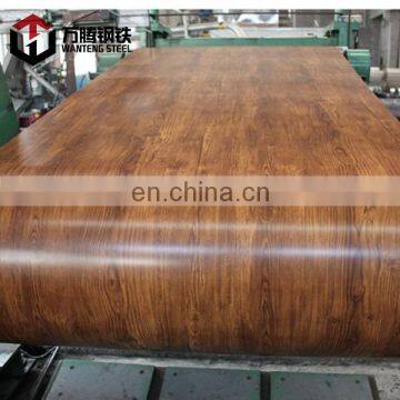 Pattern Wooden Flower Blossom Roll Astm Aisi Shandong Ppgi Steel Coil Color Coated Galvalume Iron Plate Az150 photo-4