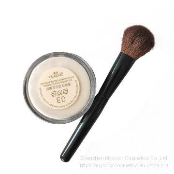 Factory Customized New High Quality XGF Wool Hair Portable Makeup Brush Powder Brush Foundation Brush OEM Blush Brush photo-4