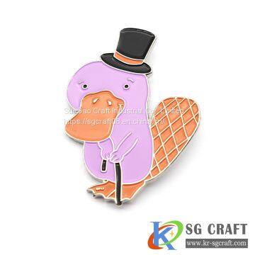 Wholesale custom high quality hard enamel cartoon metal lapel pin