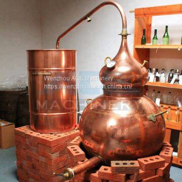 Ace Traditional Technique Cognac Pot Still Red Copper Brandy Charente Distiller