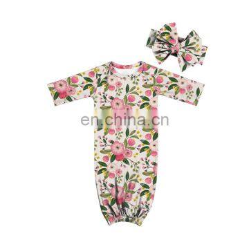 Baby sleeping bags sleeping sack baby newborn sleeping gowns with headband