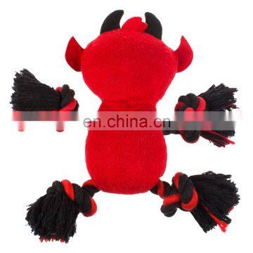 2018 New Design of Wholesale Halloween Cotton Rope Pet Plush Dog Toys photo-2