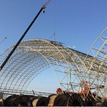 Prefabricated Arch Space Frame Light Steel For Coal Storage Shed photo-3