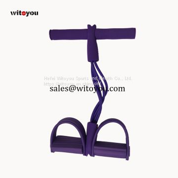 Rubber Pull Rope with foam Handle Foot Pedal Exerciser Manufacturer