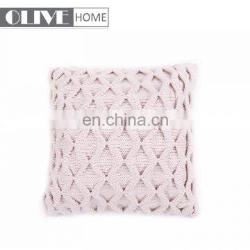 2018 American Style Knit Home Decorative Sofa Cushion Cover With Buttons photo-3