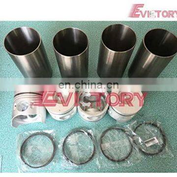 for 4D33-T 4D33T Rebuild Kit Piston Ring Liner Gasket Bearing CONROD photo-2