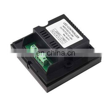 DC12-24V Wall-mounted Touch Panel RGB Dimmer Controller For LED Strip Lighting photo-3