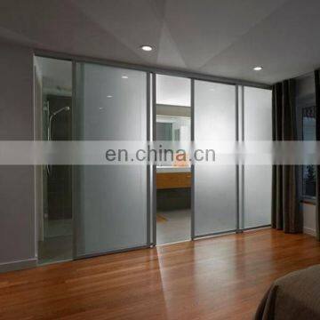 lightweight sliding door fire resisting door 4 panel interior glass door