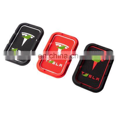 Carest Car Dashboard Non Slip Grip Pad For Tesla Model Y Model 3 X S Phone Holder Mat Anti-skid Slip Model3 ModelY Accessories photo-3