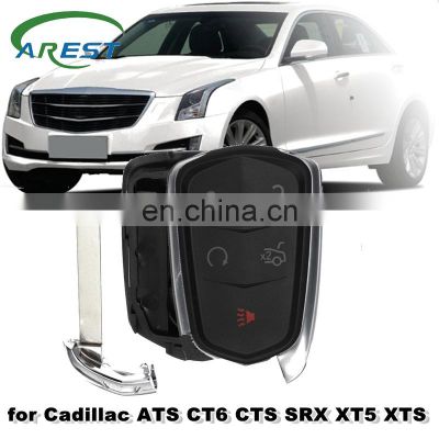 #HYQ2AB #HYQ2EB #1511A-2B #1511A-2EB 5 Buttons Remote Key Case Fob Shell For Cadillac ATS CT6 CTS SRX XT5 XTS 2014 2015 2016