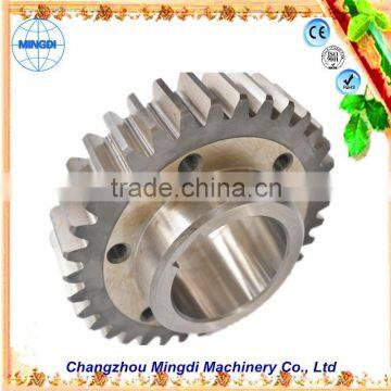 changzhou machinery Differential Spur gear Parts/ Steel Small Pinion tactical gear reduction gear bicycle gear set