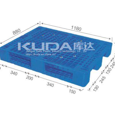 Wooden pallet?Or plastic pallet 1209A WGCZ PLASTIC PALLET（BUILT-IN STEEL TUBE）from china