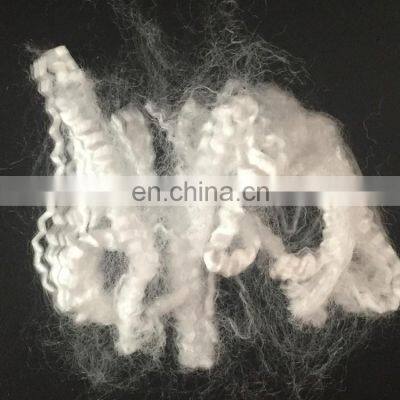 JC/ geotextile use white 6 denier 4 inch pp staple polypropylene fiber