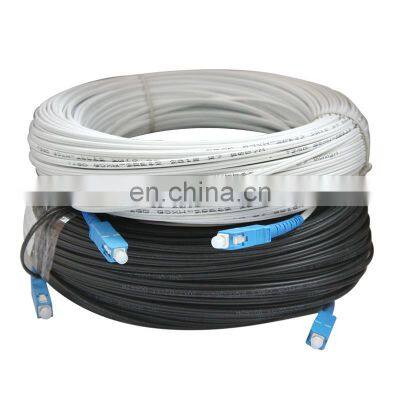 support length and logo customization service  drop Cable fiber optic patchcord1core 120meter SC/UPC-SC/UPC outdoor FTTH