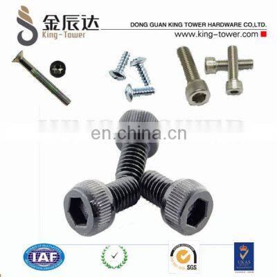 M2,M2.5 countersunk socket machine screws allen key bolt srews (with ISO card)