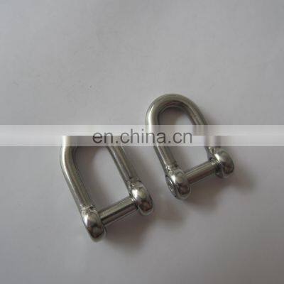 Stainless Steel Straight Dee Shackle With Flush Slotted Bolt for Marine and Industrial Rigging Aplications photo-2