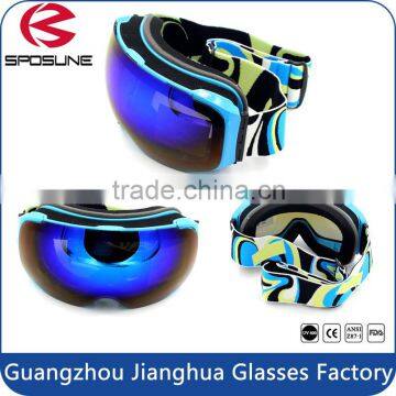 cool blue frame performance ski snowboarding goggles hot sale winter sports goggles