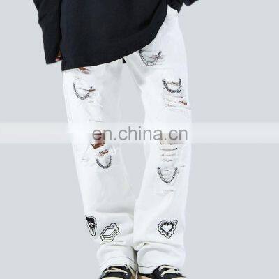 High fashion custom logo high quality 2021 oversized fleece camouflage joggers for men