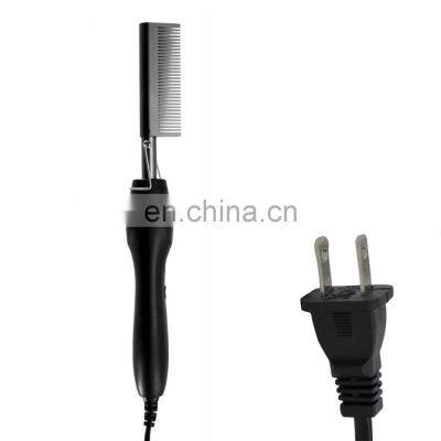 High Heat Ceramic Press, Comb Hair Straightener Pressing Electric Hot Comb/ photo-2