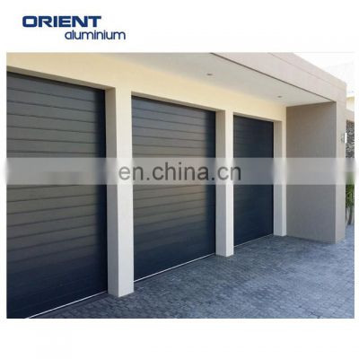 6063 T5  quality aluminum garage door profile charcoal white bronze color