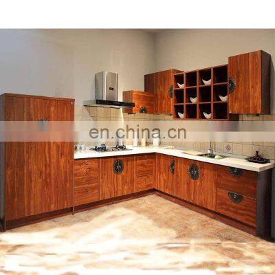 Malaysia Hot Sell Inexpensive Wood Veneer Kitchen Cabinet photo-2