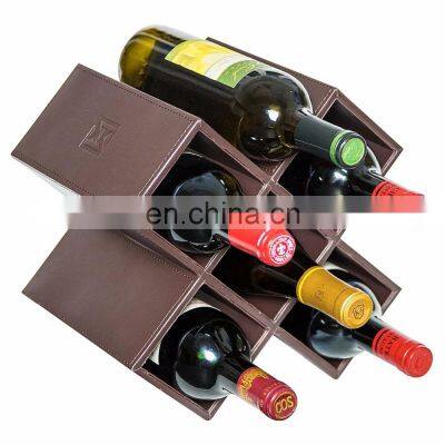 Free Standing Wine Holds 6 Bottles Wine Rack photo-4