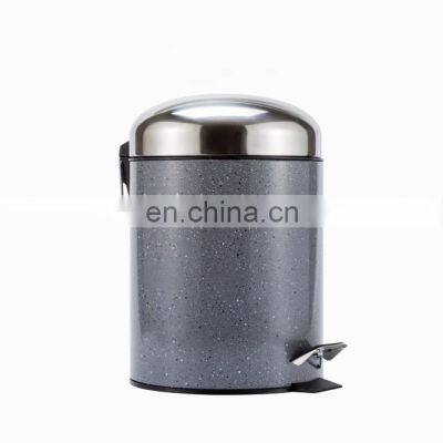 High End Bathroom Accessories Set Toilet Marble Surface Tin Plate Stone Ceramic Bathroom Accessories Set photo-2