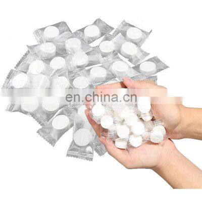 High Quality Coin Tissue Facial Towal Compressed Disposable Nonwoven Cleansing Face Towel Hand Cotton Tacial Towels