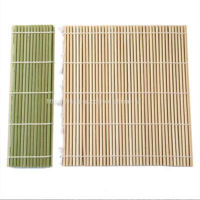 Chinese Supplier Factory Selling Hand Craft green Bamboo Sushi Mat Supplier