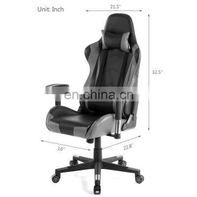 New Style High End Good Quality Customized Logo Swivel Ergonomic 4D Armrest Reclining Gaming Chair photo-5