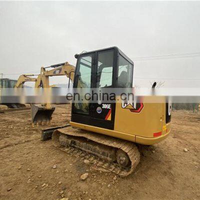 CAT 306e 306d 307d second hand crawler mini excavator with dozer