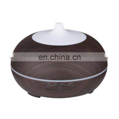 New Arrival 300ml Wood Grain Ultrasonic Essential Oil Aroma Diffuser photo-2