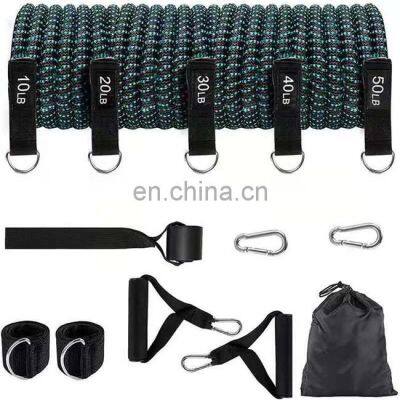 Workout Bands, Exercise Bands Resistance Bands Set With High-Strength Woven Fabric Case/Cover