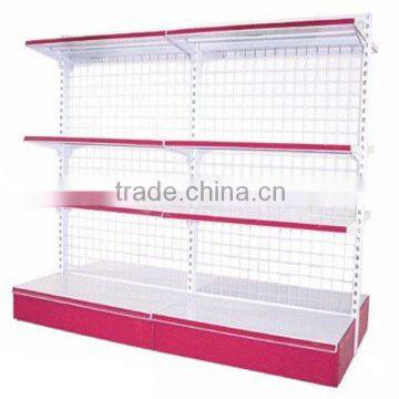 back wire panel gondola shelf/supermarket shelf/display shelf