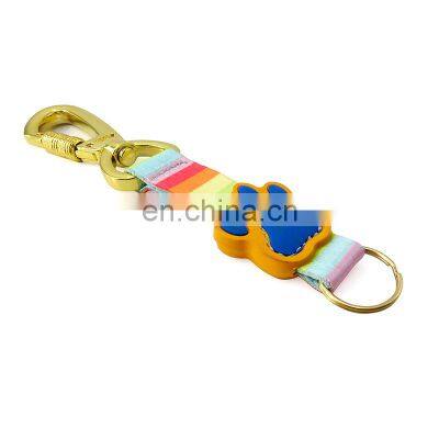 Top Sales Luxury Custom Blank Metal and Leather Car Keychain Key Holder for Men photo-5