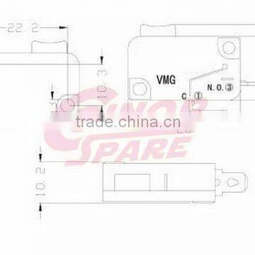Practical High Quality Long Level Microswitch photo-2