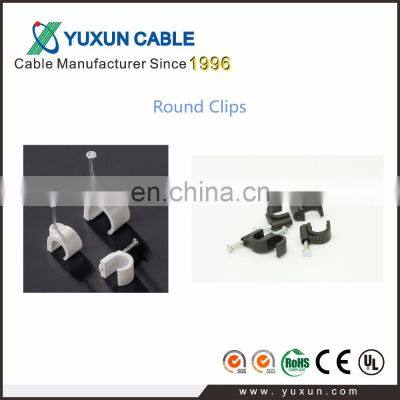 YUXUN Circle Nail Cable Clips 5MM /6MM /7MM For RG6/RG59 photo-5