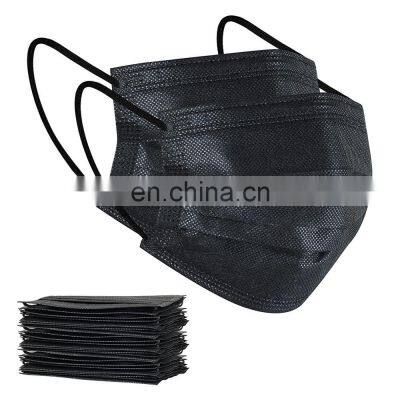 Pleated Woven Fabric Face Masks OEM  Protective 3 Ply Disposable  Face Masks