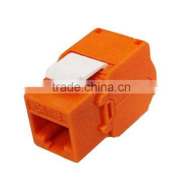 Cat.6 or CAT.6A RJ45 UTP Toolless Keystone Jack