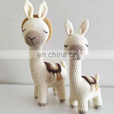 Crochet Camel  Amigurumi Llamas Toy Handmade Custom Color Baby gift Newborn toddler Present Cheap Wholesale