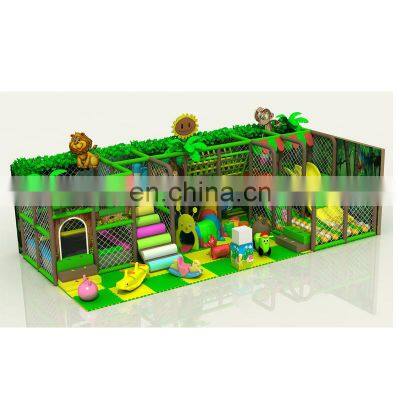 Indoor Playground Children Play Center Indoor Trampoline Big Slide for Kids