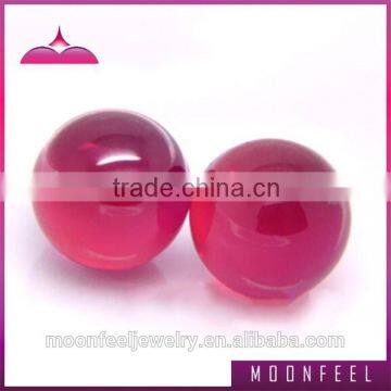 pink corundum synthetic ruby ball