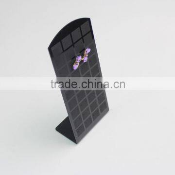 Black Acrylic Pierced Earring Holder, Earring Display Cards photo-4