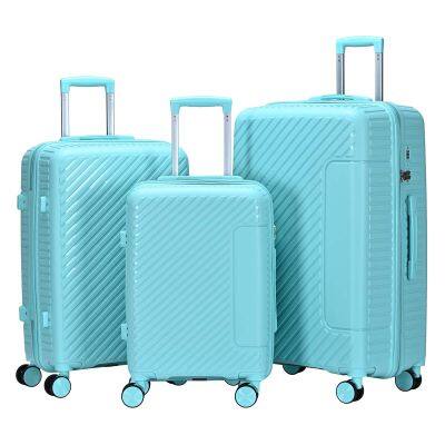 Luxury pp Trolley Luggage New Arrival OEM ODM Travel Bags for Female Male Ultra Capacity Suitcase photo-5