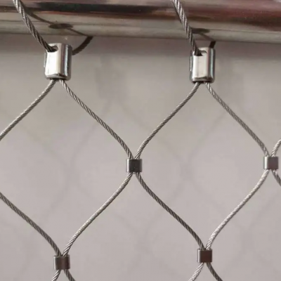 Building Protection Flexible Safety Rope Net 304 316 Stainless Steel Wire Rope Mesh Netting