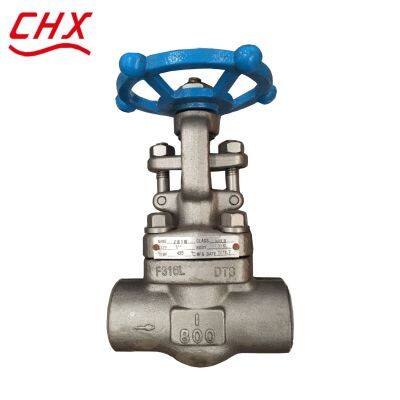 ANSI Forged Globe Valve With Malleable Iron Handle and Carbon Steel Construction for Easy Maintenance