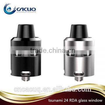 100% Original GeekVape Tsunami 24 glass RDA 6ml GeekVape Tsunami 24 RDA glass window Atomizer