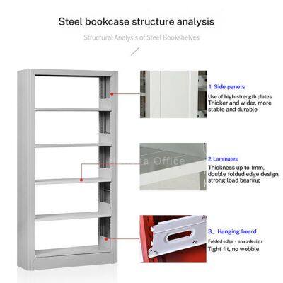 HN-PH2 Pharmacy Back-stock Shelves, All-steel Heightened Base for Moisture-proof, 300/450mm Depth, OEM/ODM Supported for UK photo-3